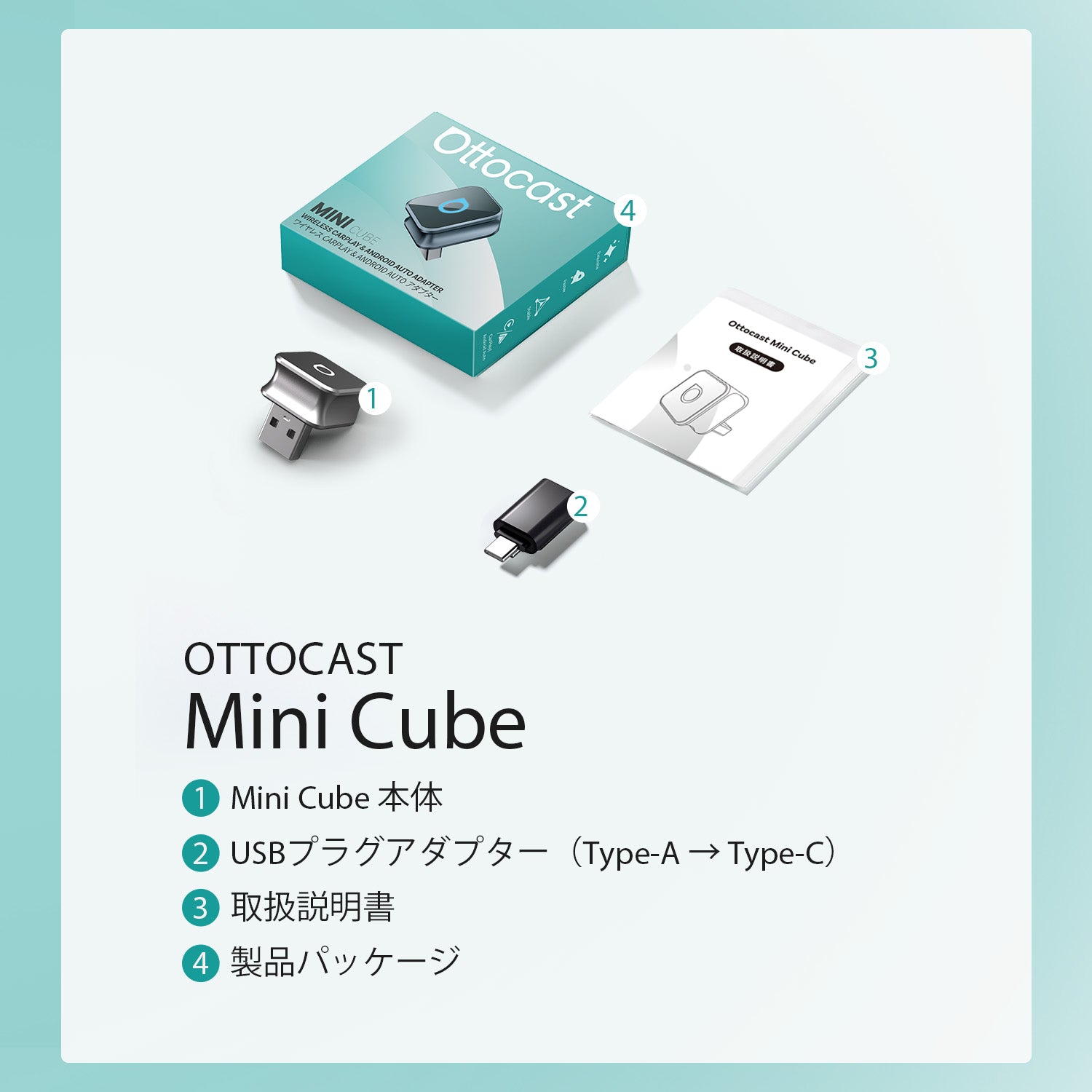 超ミニ Cube 3.0 アダプター