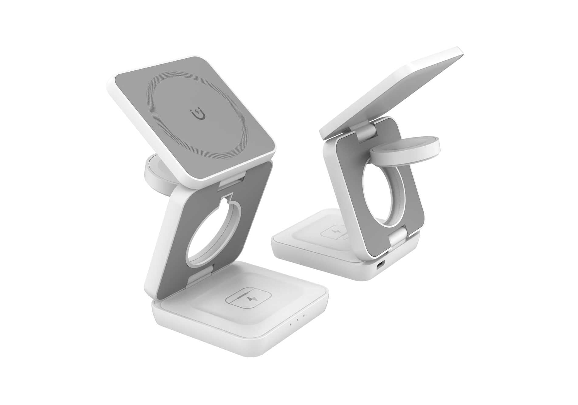 OTTOCAST 15W 3 in 1マグネット式 ワイヤレス急速充電器