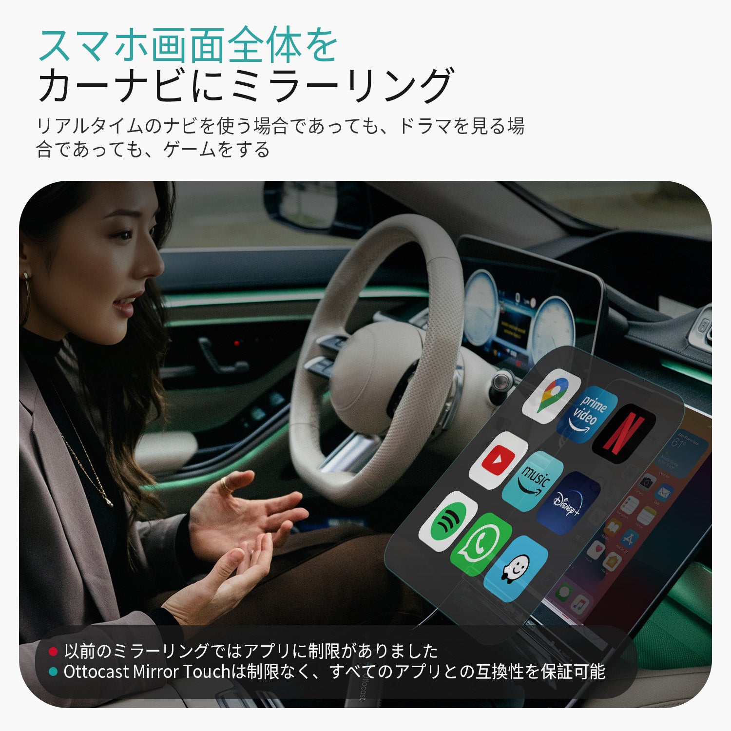 TK-OTTOCAST Mirror Touch アダプター