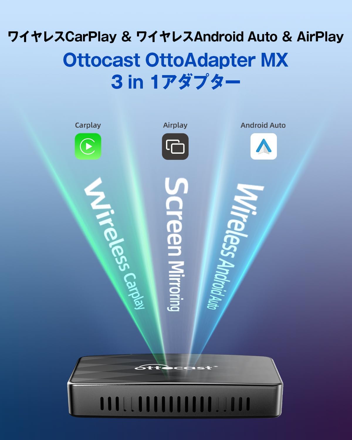 公式専売-OTTOCAST MX アダプター
