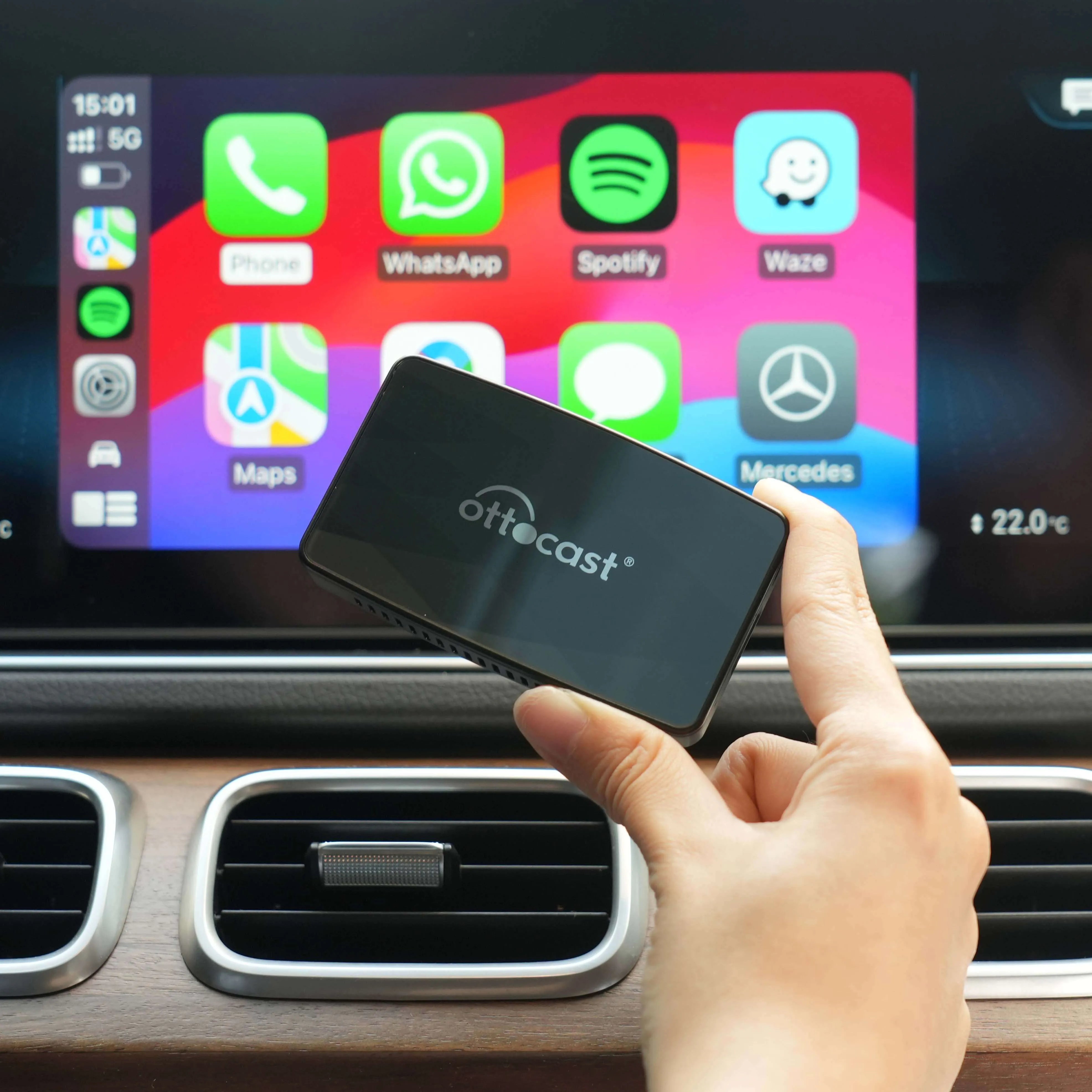 公式専売-Ottoadapter MX ワイヤレスCarPlay/Android Autoアダプター