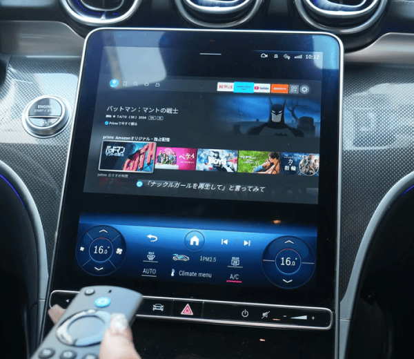 ダッシュボードのディスプレイ画面