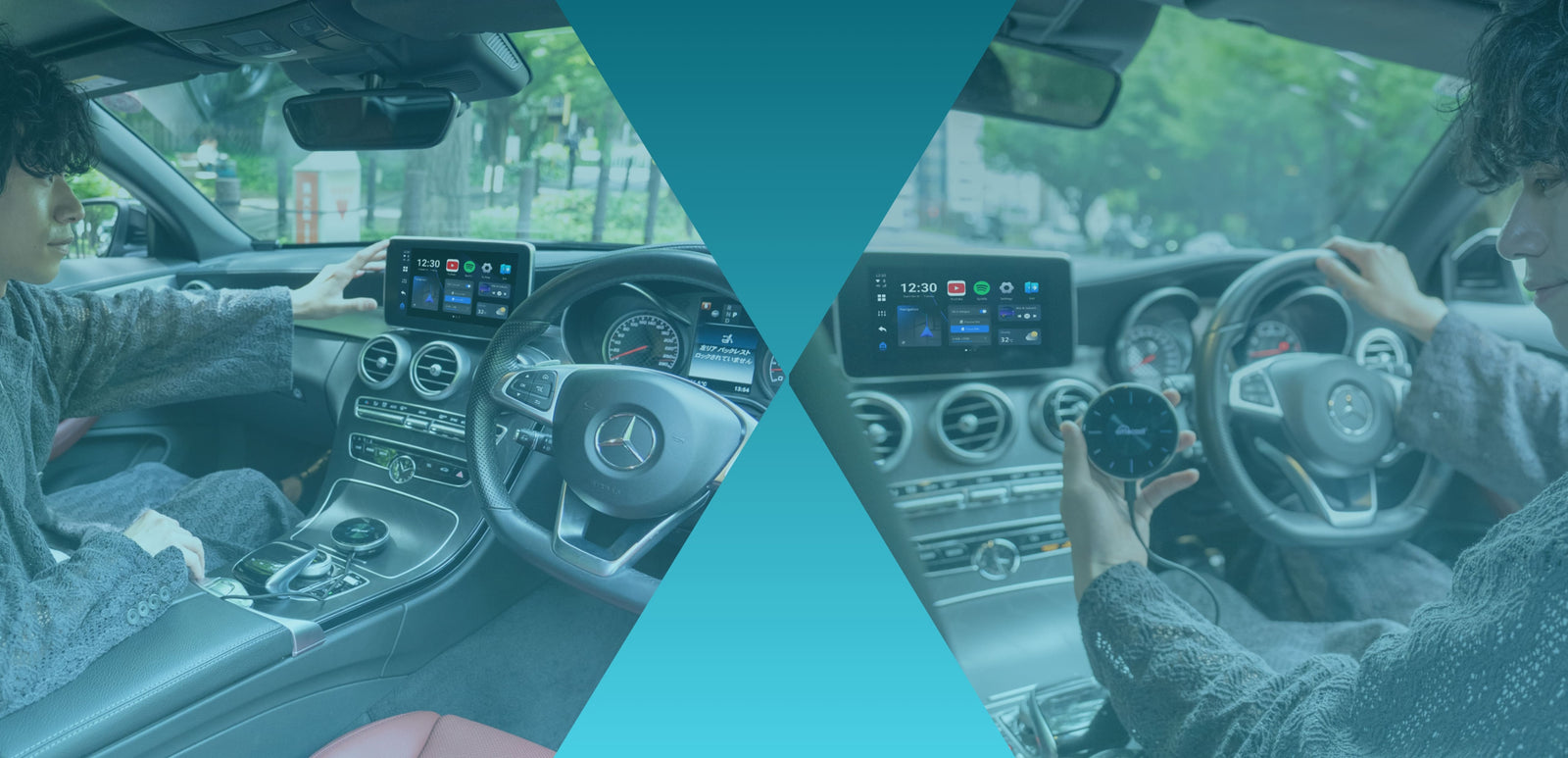 車内エンターテイメントシステムの背景画像(PC)