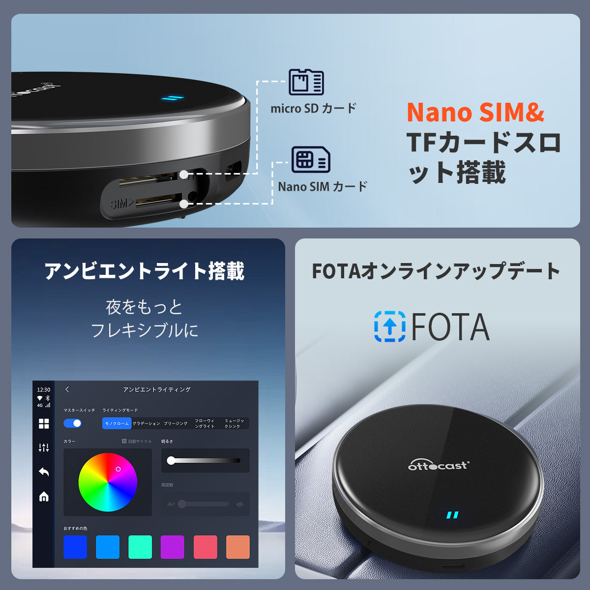 💥「 コスパ最高のAI BOX！- P3 Lite 」⚡Ottocast オットキャスト OttoAibox P3 Lite CarPlay AI Box