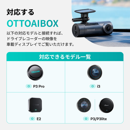 OTTOAIBOX専用ドライブレコーダー+64GB TFカード