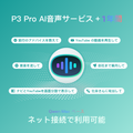 P3 Pro AI音声サービス