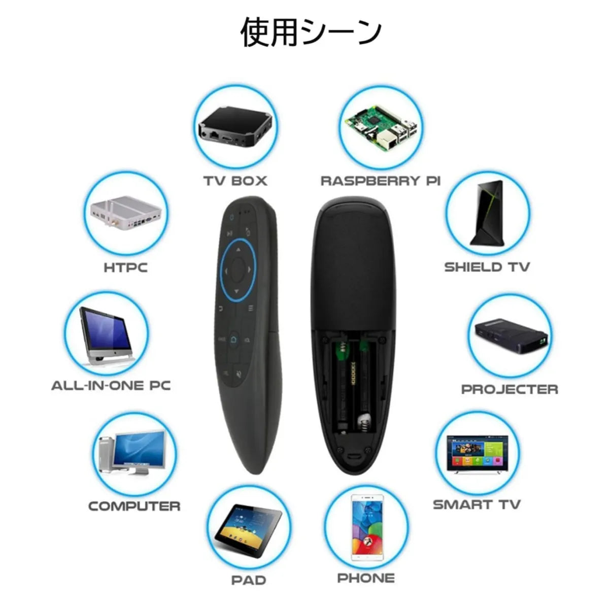 オットキャストOttocast U2-GT リモコン、マウス付き 公式】オットキャストエアマウス Ottocast リモコン