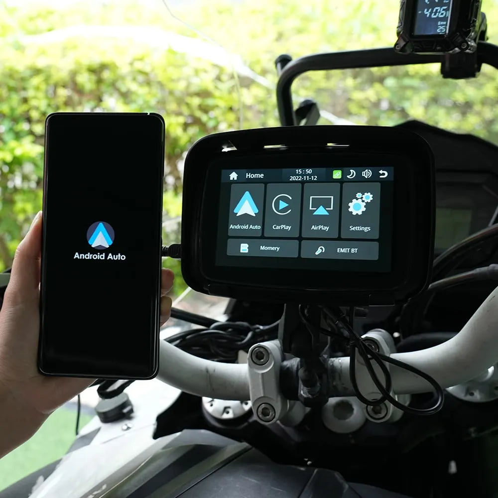 CarPlay Lite C5 | Motorcycle GPS Carplay/Android Auto - Ottocast