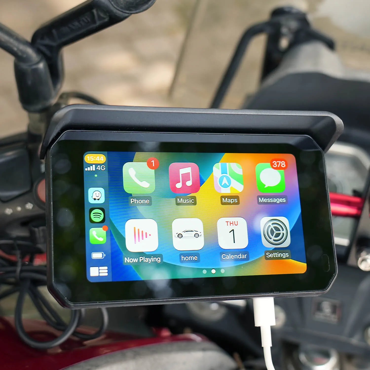 CarPlay Lite C5 ポータブルバイクワイヤレスCarPlay/Android Autoスクリーン