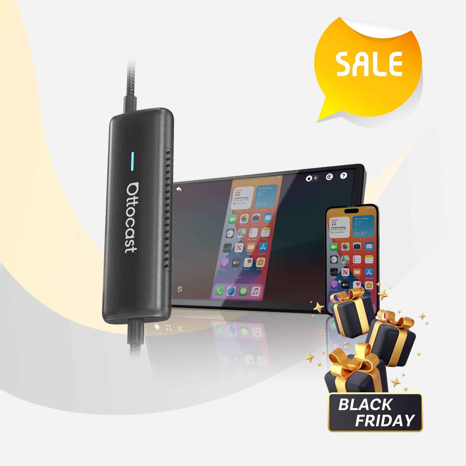 OTTOCAST P3 CarPlay AI Box