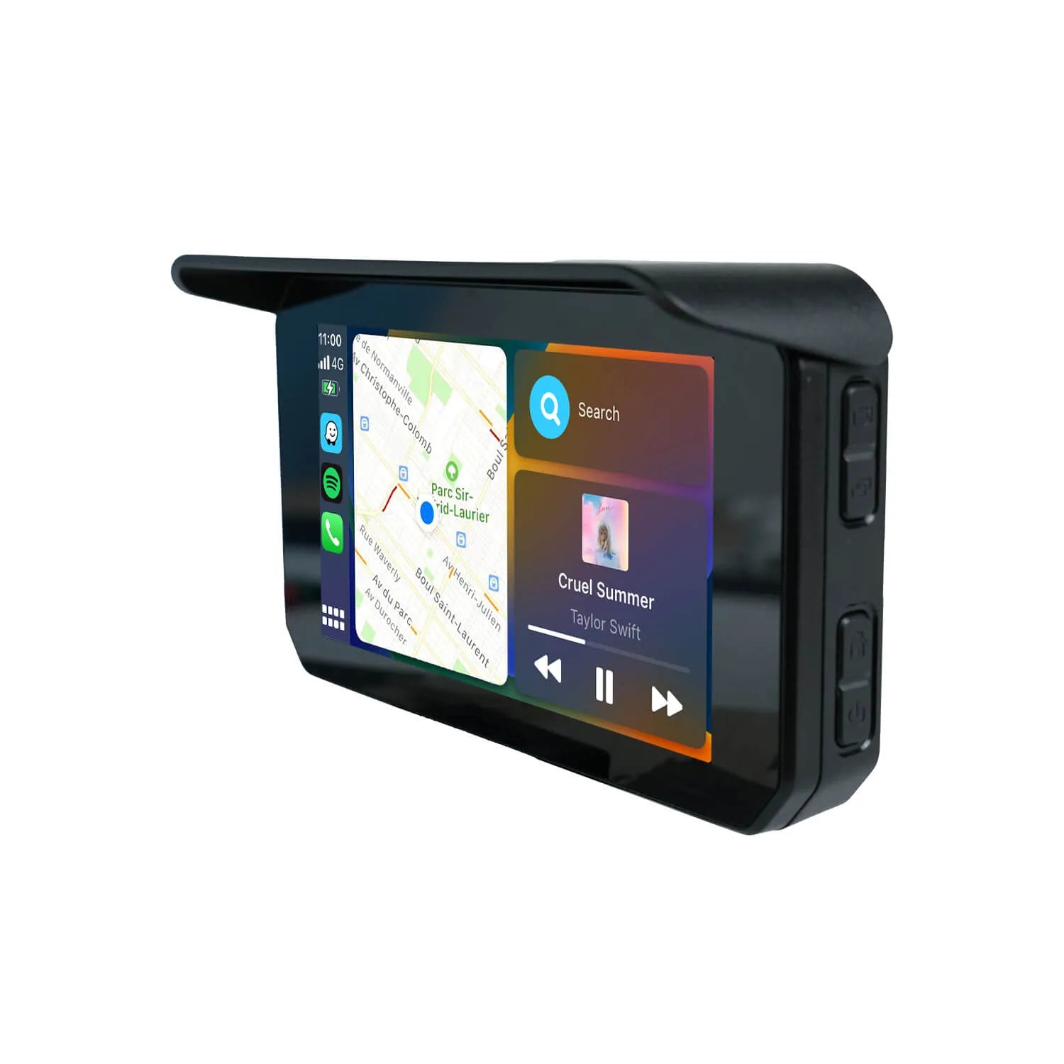 CarPlay Lite C5 SE ポータブルバイクワイヤレスCarPlay/Android Autoスクリーン