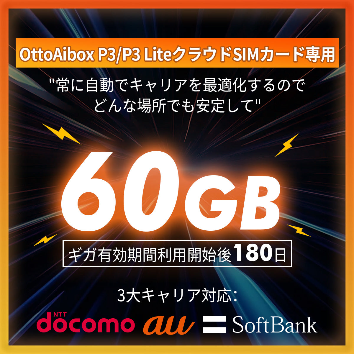 60GB ・180日間