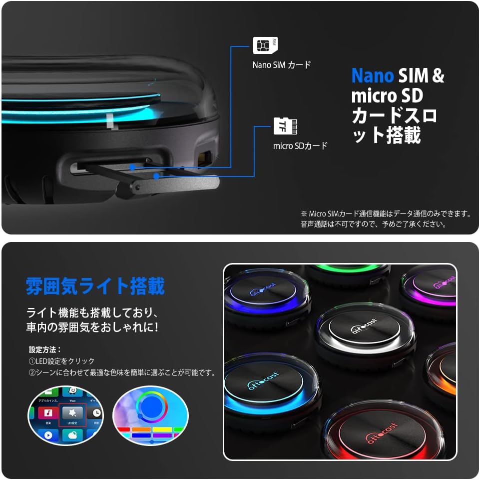 期間限定販売-【公式】Ottocast オットキャスト PICASOU2 CarPlay AI Box-【HDMIハーネス＋リモコン」は無料