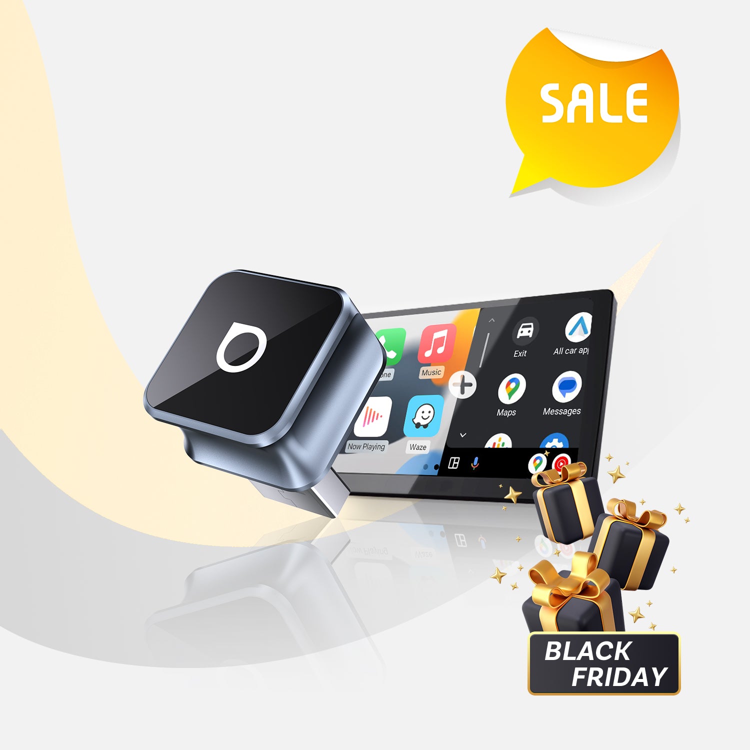 Ottocast Ottoscreen AI ポータブルディスプレイ　カーナビ 11.4型の車載用ポータブルディスプレイ「OttoScreen AI」発売、Android