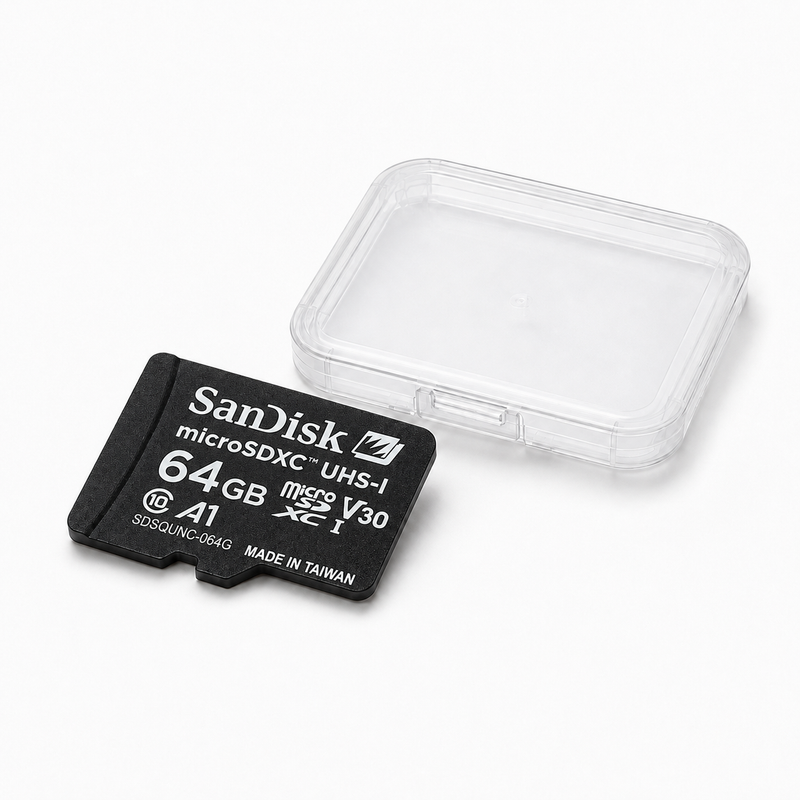 SanDisk 64GB TFカード ケース付き
