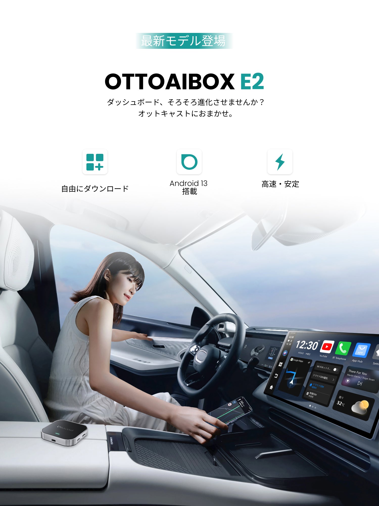 対応表要確認】 オットキャスト Amazon.co.jp: 【対応表要確認】 オットキャスト P3 OTTOCAST