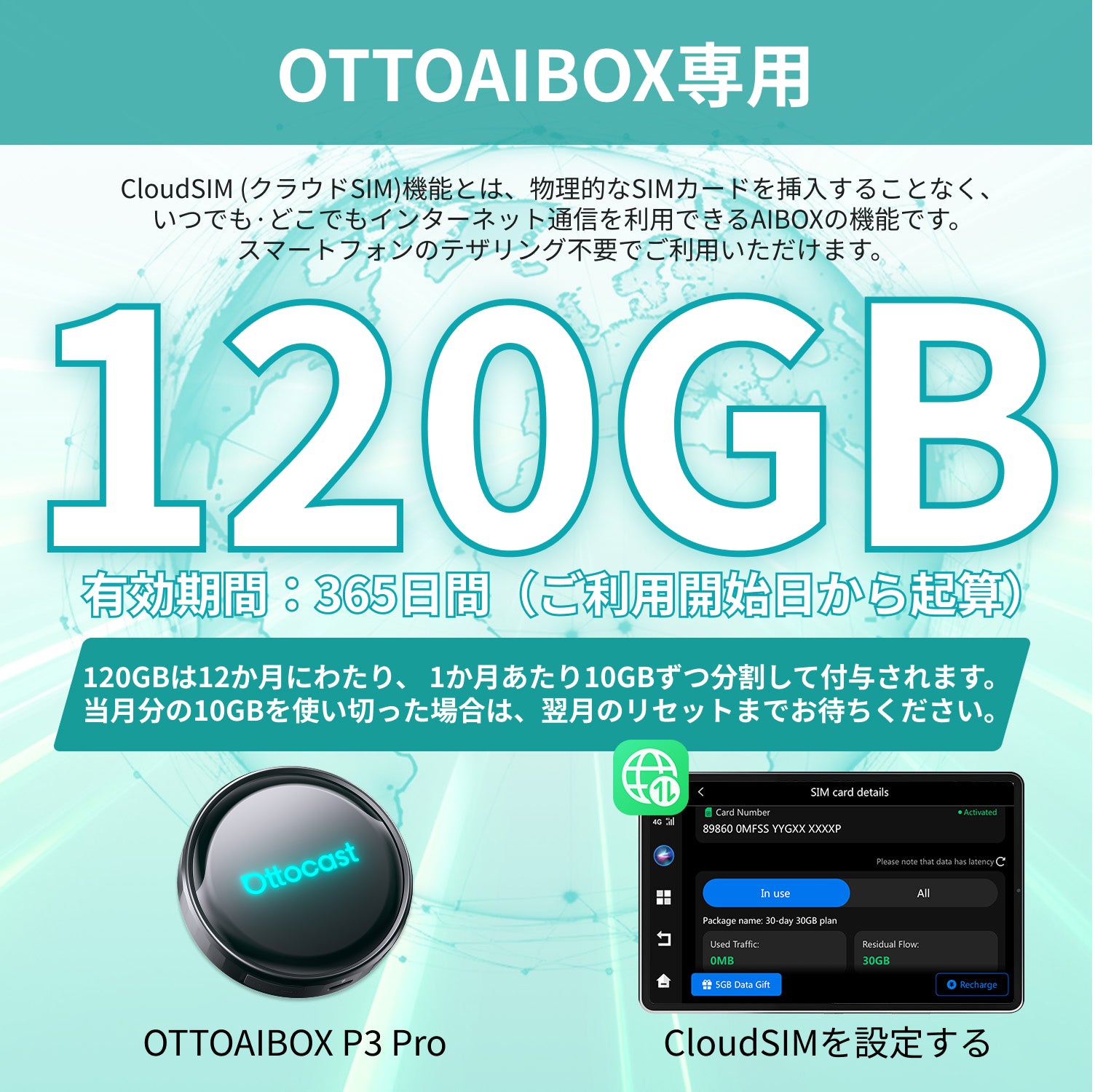 クラウドSIM – OTTOCAST（オットキャスト）