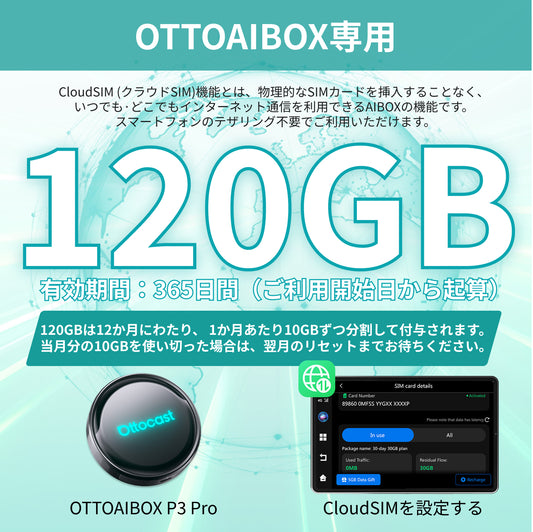 標準プラン｜毎月10GBｘ365日間