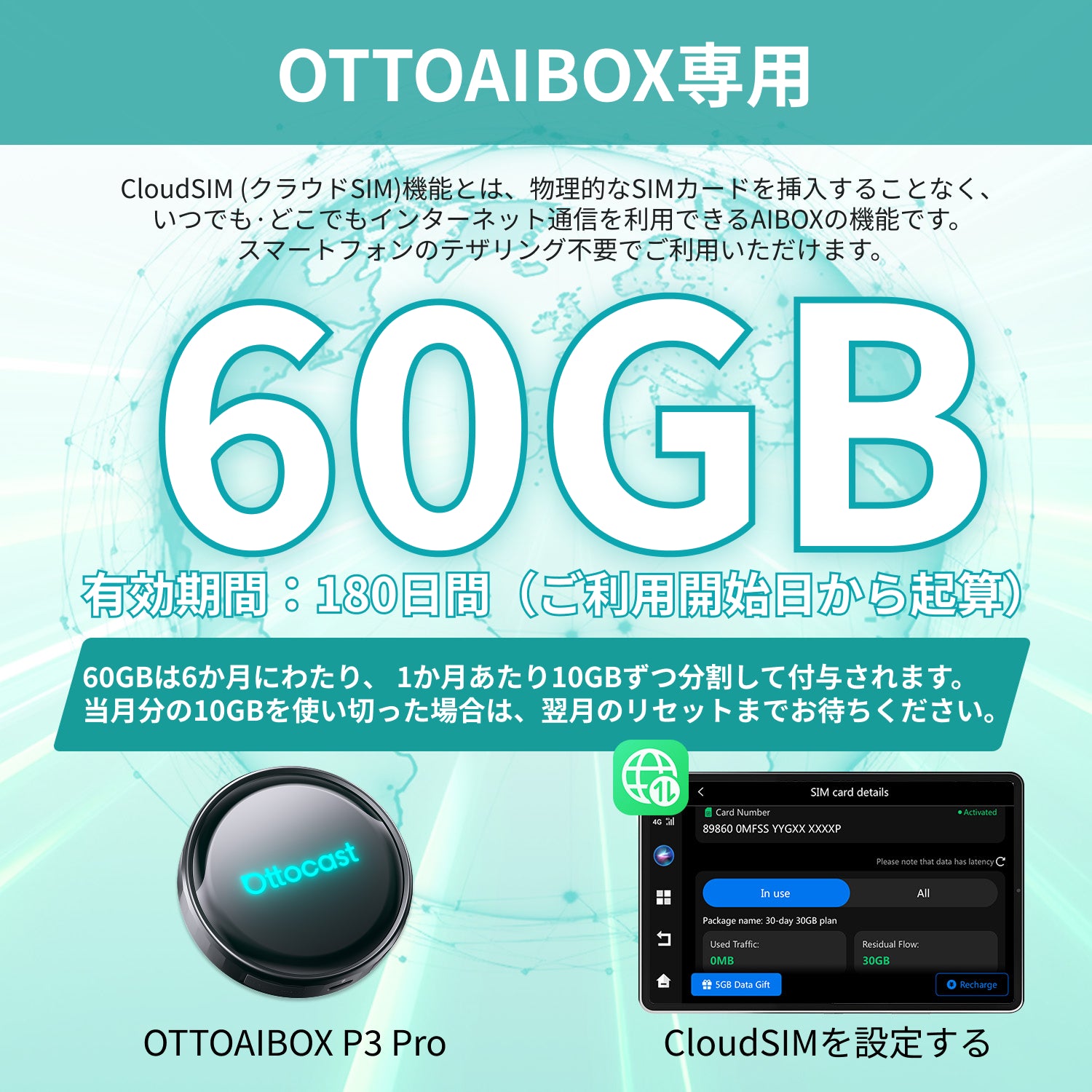 クラウドSIM – OTTOCAST（オットキャスト）