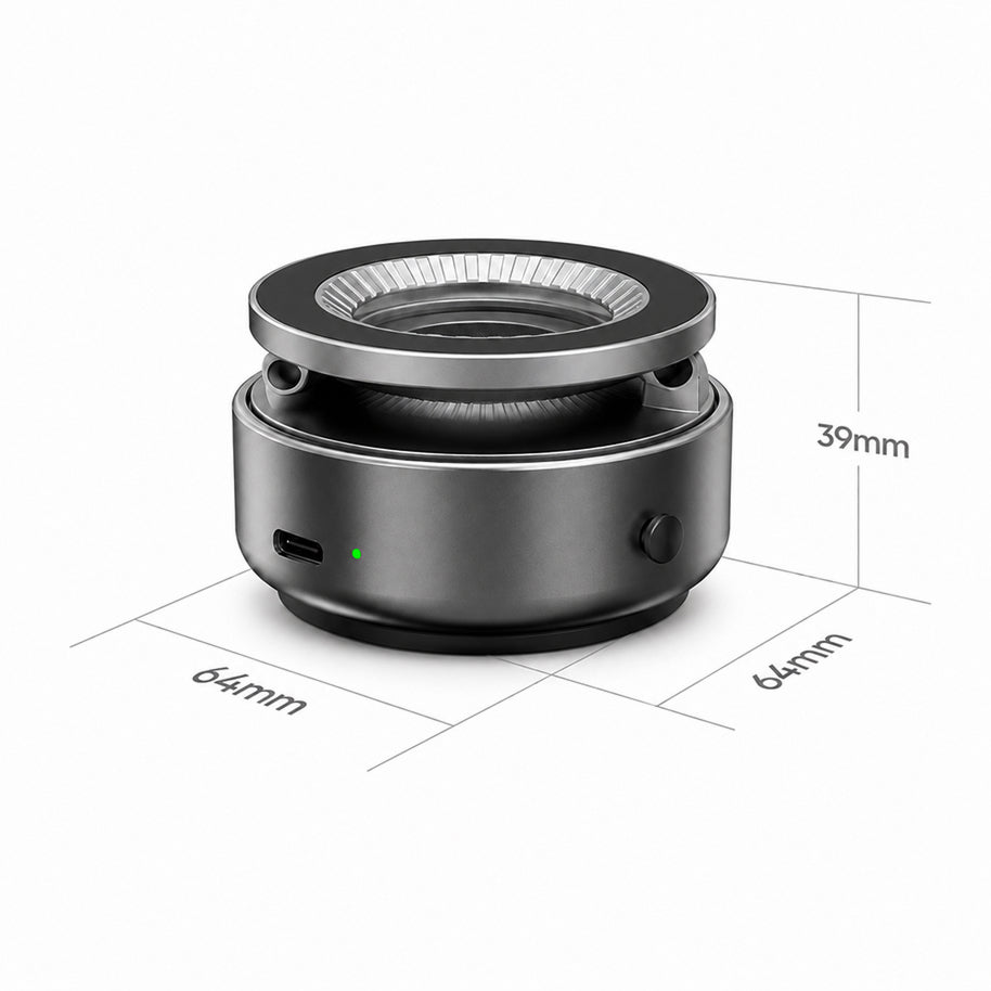【凹凸面用】電動真空吸着式スマホホルダー