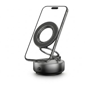 【凹凸面用】電動真空吸着式スマホホルダー