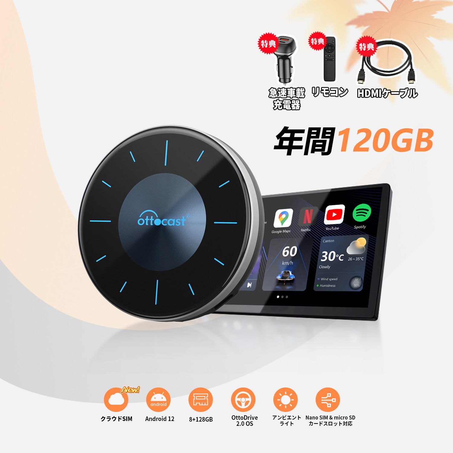 OTTOAIBOX P3  & 120ギガ