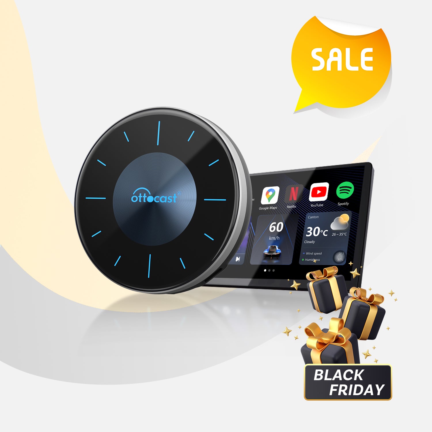 OTTOCAST P3 CarPlay AI Box