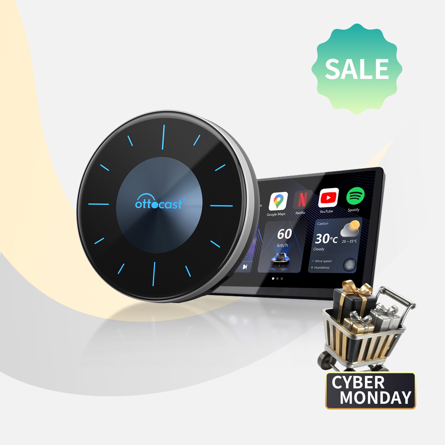 OTTOCAST P3 CarPlay AI Box